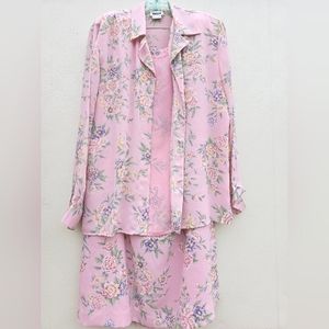 Leslie Fay, Size 16, Pink